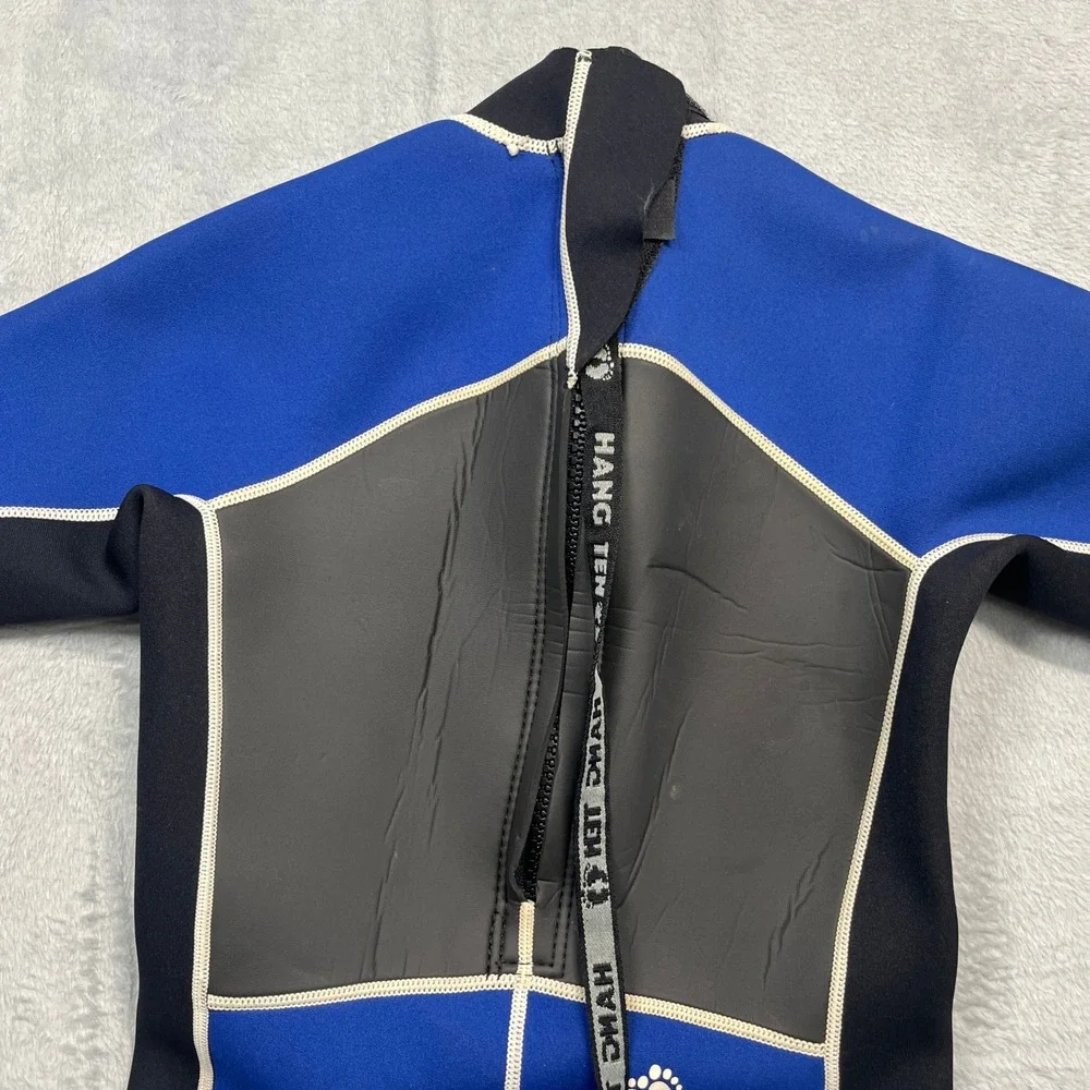Hang Ten Shorty Wetsuit Youth Blue Black 3/2mm Neoprene Spring Suit XL